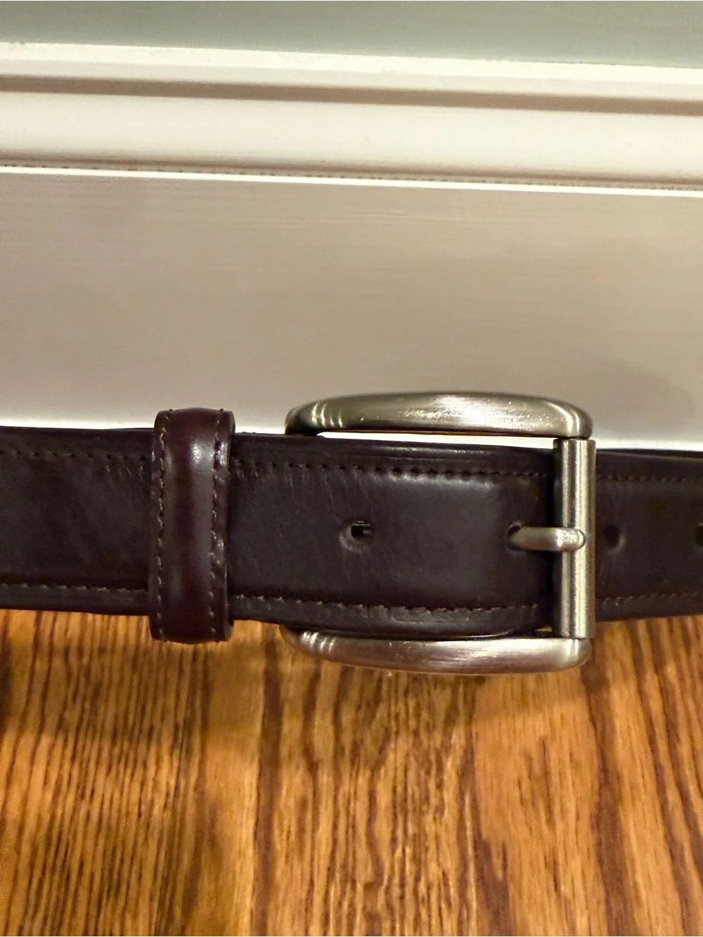 Cole Haan Men's Dark Brown Leather Belt
